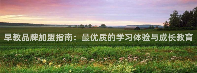 天狮娱乐返点：早教品牌加盟指南：最优质的学习体验与成长教育