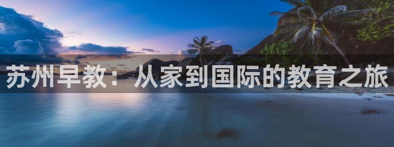 天狮娱乐如何注册代理：苏州早教：从家到国际的教育之旅