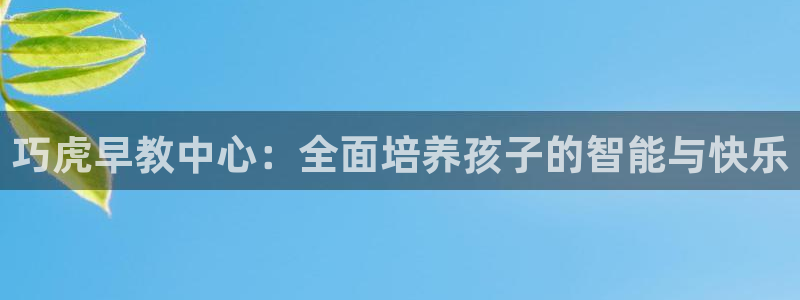天狮娱乐彩票官网：巧虎早教中心：全面培养孩子的智能与快乐
