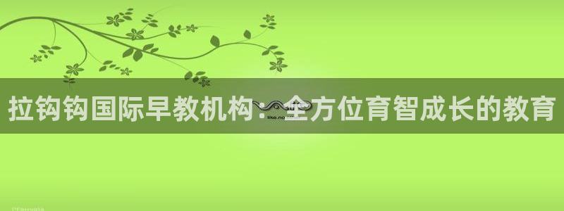天狮娱乐扣72226：拉钩钩国际早教机构：全方位育智成长的教育