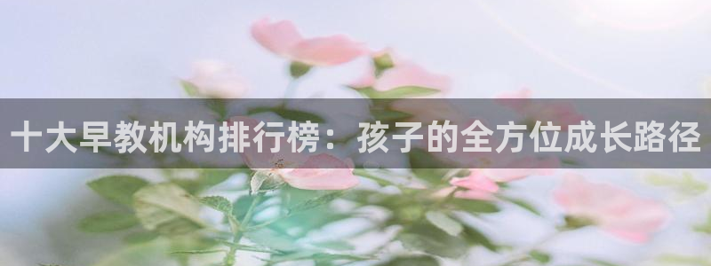 天狮学院娱乐：十大早教机构排行榜：孩子的全方位成长路径
