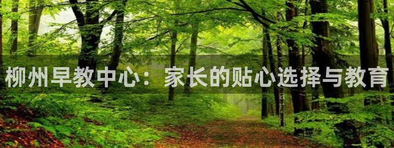 天狮娱乐指尖下载官网：柳州早教中心：家长的贴心选择与教育