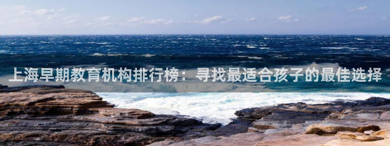 天狮娱乐平台：上海早期教育机构排行榜：寻找最适合孩子的最佳选择