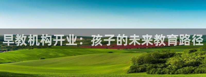 天狮娱乐指尖下：早教机构开业：孩子的未来教育路径