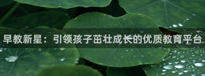 天狮娱乐注册登陆：早教新星：引领孩子茁壮成长的优质教育平台