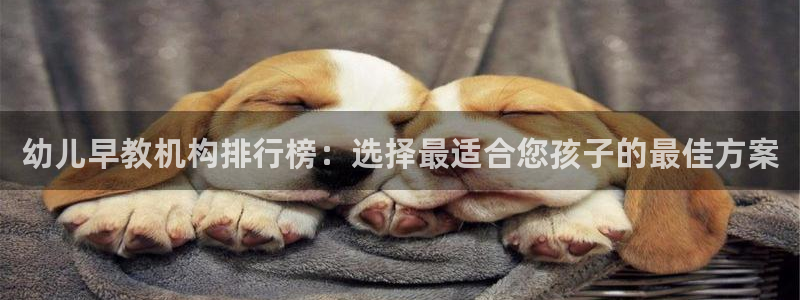 天狮娱乐手机app：幼儿早教机构排行榜：选择最适合您孩子的最佳方案