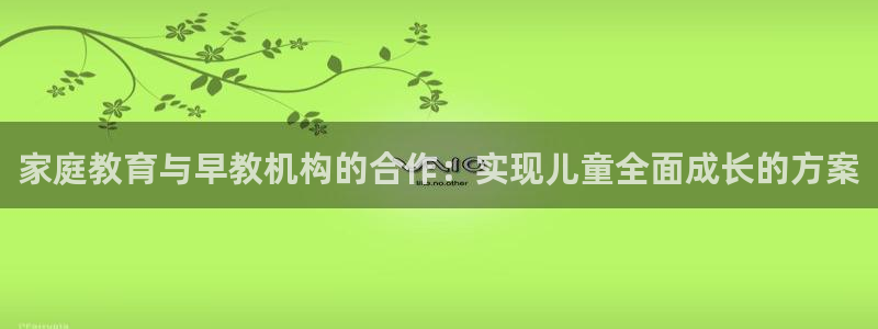 天狮娱乐会所：家庭教育与早教机构的合作：实现儿童全面成长的方案