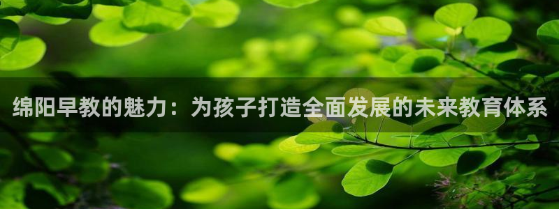 天狮娱乐非法吗：绵阳早教的魅力：为孩子打造全面发展的未来教育体系