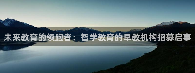 天狮娱乐经:未来教育的领跑者:智学教育的早教机构招募启事