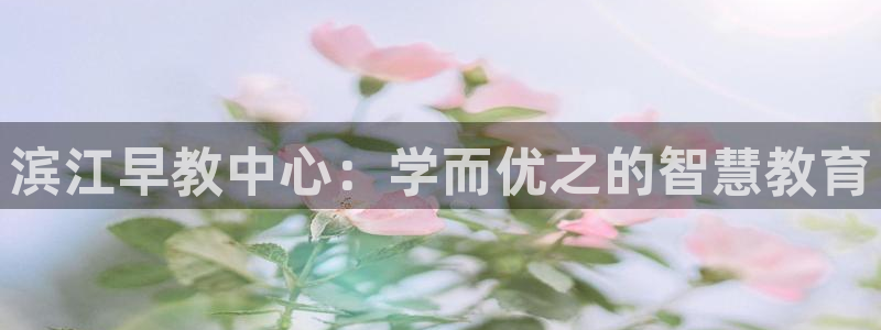 天狮平台娱乐:滨江早教中心:学而优之的智慧教育