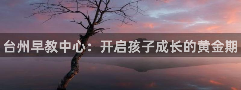 天狮娱乐注册登录:台州早教中心:开启孩子成长的黄金期