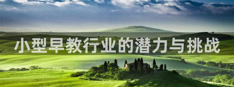 天狮娱乐妙言：小型早教行业的潜力与挑战