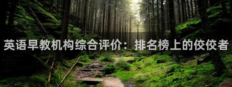 天狮娱乐36633股东：英语早教机构综合评价：排名榜上的佼佼者