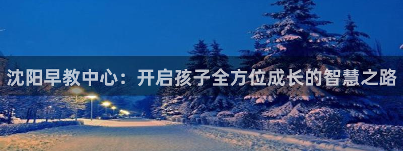 天狮娱乐登入:沈阳早教中心:开启孩子全方位成长的智慧之路