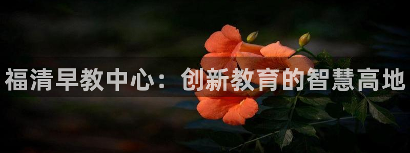 天狮娱乐强哥:福清早教中心:创新教育的智慧高地