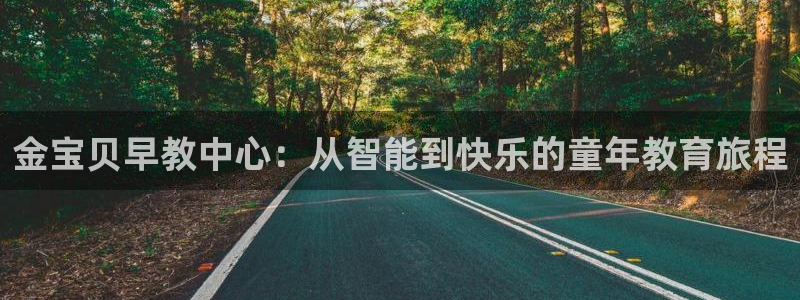 彩票天狮娱乐：金宝贝早教中心：从智能到快乐的童年教育旅程