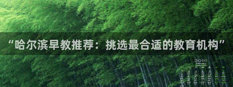 天狮娱乐会员：“哈尔滨早教推荐：挑选最合适的教育机构”