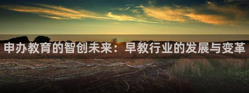 天狮娱乐黑千：申办教育的智创未来：早教行业的发展与变革